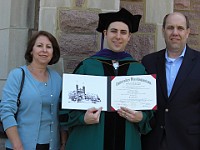 CIMG0219  Jill, Brian and Robert with diploma