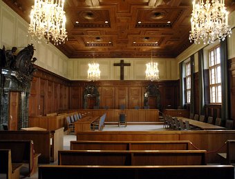 Nazi Rally Grounds and  Nuremberg Trials Courtroom Room 600