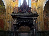 The Church of the Resurrection, also known as the "Savior on Spilled Blood", was built in memory of Alexander II who was assassinated in 1881. The church stands in the very place where a bomb was thrown into his carriage by a young man who opposed the Tsar's reforms.